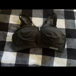 Victoria’s Secret Black sports bra.